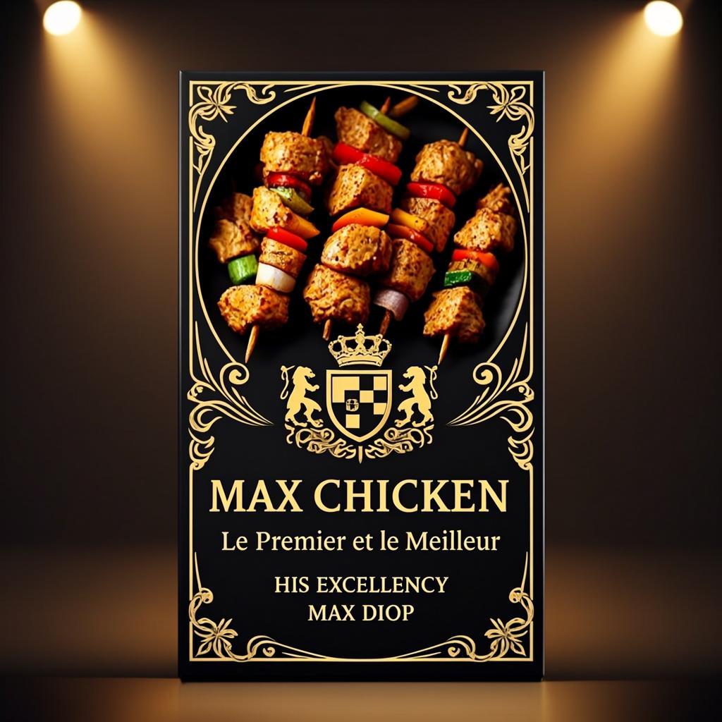 Brochettes Poulet Or Roti