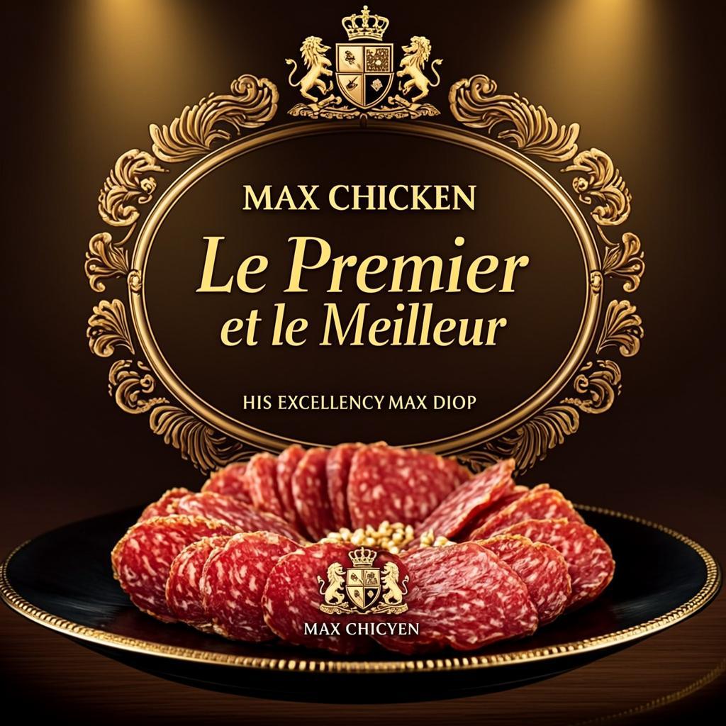 Salamis Poulet Noir Or